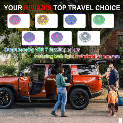 Rear Quarter Window Ambient Lighting for Rivian Rear Side Window Interior LED Lights Upgrade