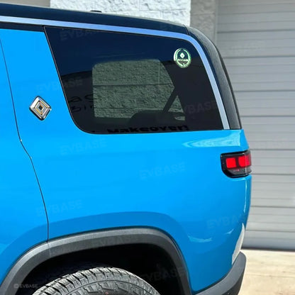 Rear Quarter Window Ambient Lighting for Rivian Rear Side Window Interior LED Lights Upgrade