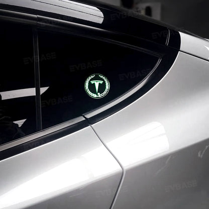 Rear Triangle Window Ambient Lighting for Tesla Rear Side Window Acrylic Interior LED Decorative Lights