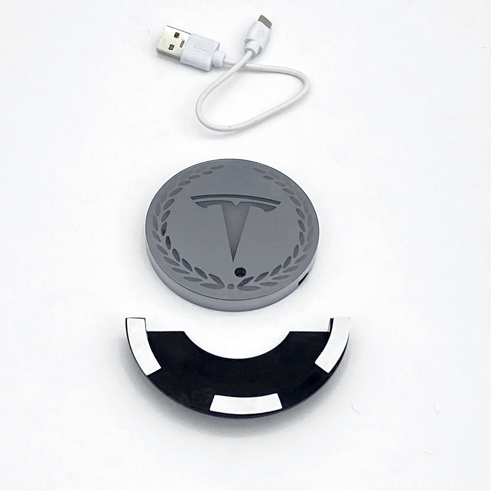 Rear Triangle Window Ambient Lighting for Tesla Rear Side Window Acrylic Interior LED Decorative Lights