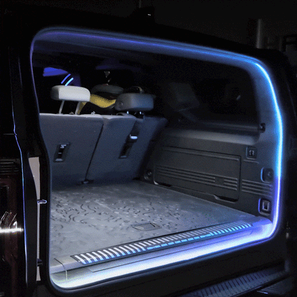 Rear Trunk RGB Ambient Lighting Interior LED Light Strip Decoration for Hummer EV