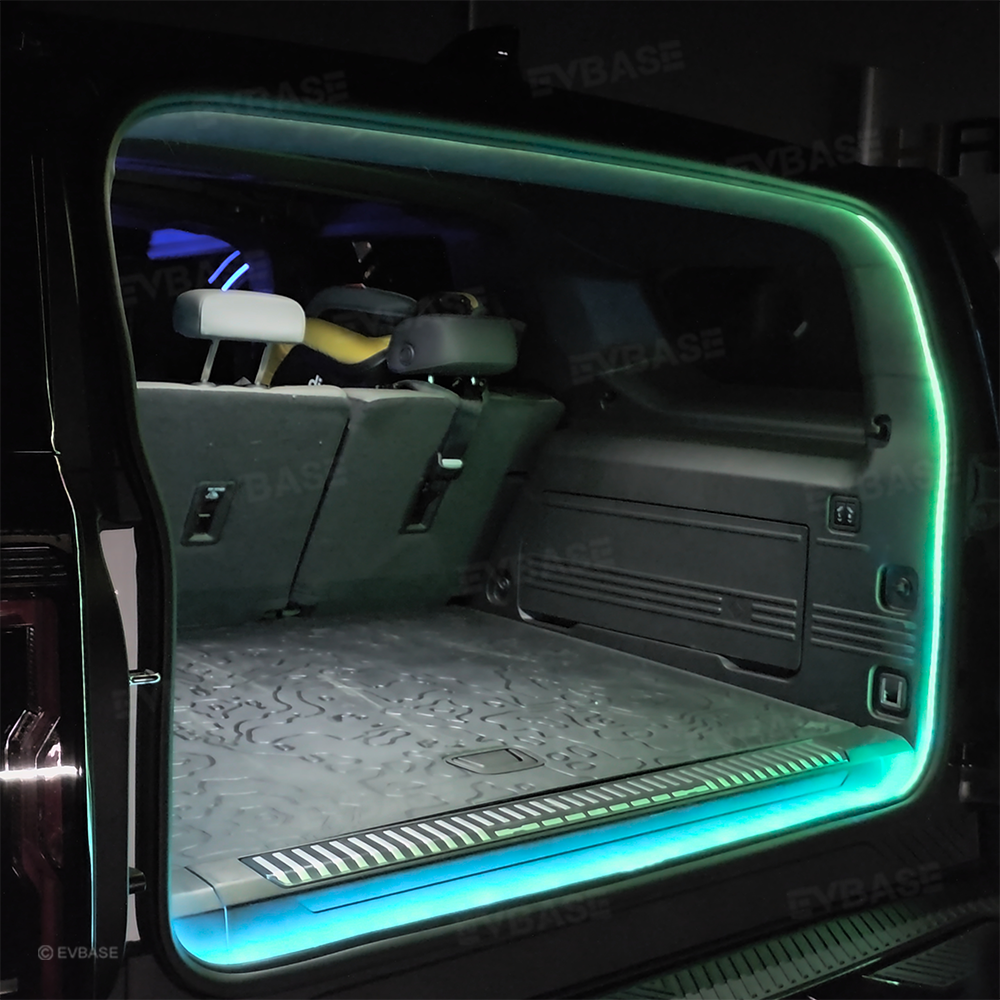 Rear Trunk RGB Ambient Lighting Interior LED Light Strip Decoration for Hummer EV