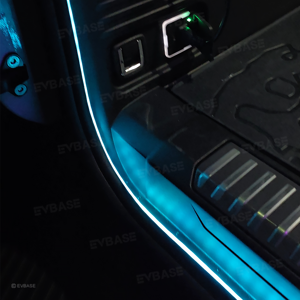 Rear Trunk RGB Ambient Lighting Interior LED Light Strip Decoration for Hummer EV