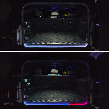 Rear Trunk RGB Ambient Lighting Interior LED Light Strip Decoration for Hummer EV