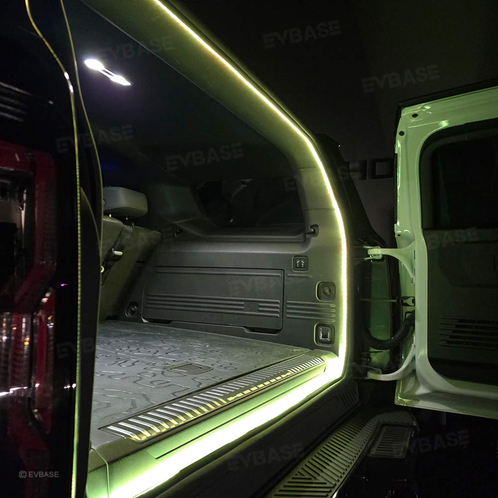 Rear Trunk RGB Ambient Lighting Interior LED Light Strip Decoration for Hummer EV