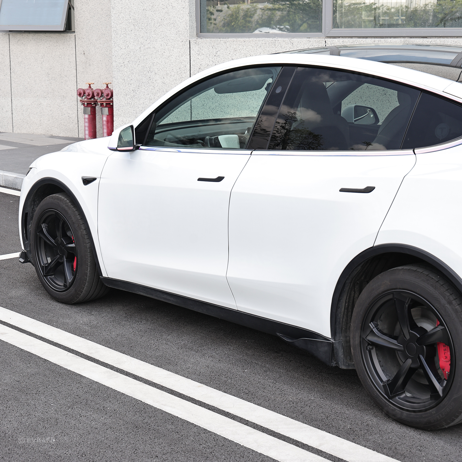 Rim Protector for Tesla Model Y Juniper 19" Crossflow Wheels Rim Case Center Hub Caps