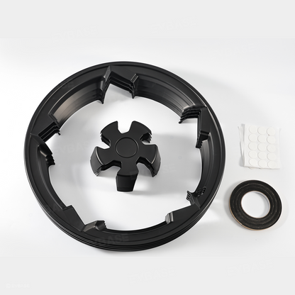 Rim Protector for Tesla Model Y Juniper 19" Crossflow Wheels Rim Case Center Hub Caps