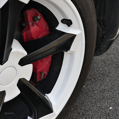 Rim Protector for Tesla Model Y Juniper 19" Crossflow Wheels Rim Case Center Hub Caps