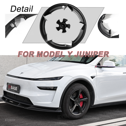 Rim Protector for Tesla Model Y Juniper 19" Crossflow Wheels Rim Case Center Hub Caps