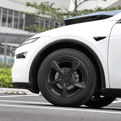 Rim Protector for Tesla Model Y Juniper 19" Crossflow Wheels Rim Case Center Hub Caps
