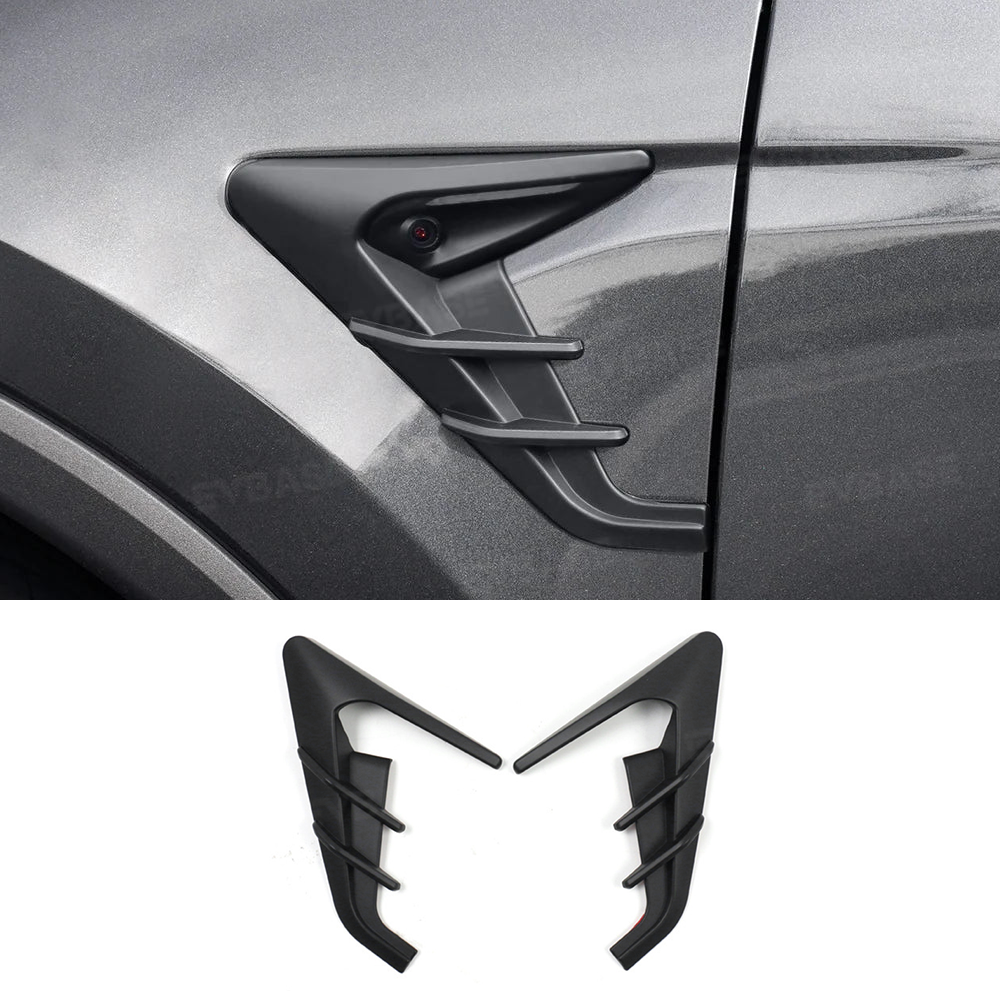 Side Camera Cover for Model Y/ Y Juniper/ 3 Highland Thunder Style Turn Signal Camera ABS Protective Trim Cover 2.0