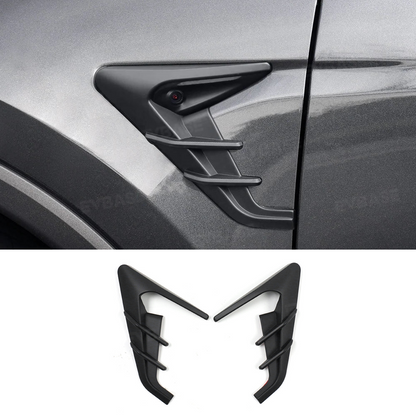 Side Camera Cover for Model Y/ Y Juniper/ 3 Highland Thunder Style Turn Signal Camera ABS Protective Trim Cover 2.0