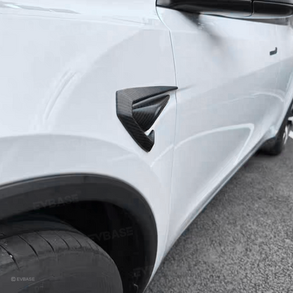 Side Fender Camera Vent Trim ABS Sporty Style Turn Signal Cover for Tesla Model Y/ Y Juniper & Model 3/ 3 Highland