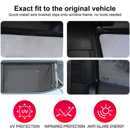 Side Window Sunshade for Hummer EV SUV Privacy Shade UV Rays Protection Sun Visor