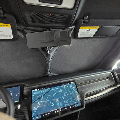 Side Window Sunshade for Rivian R1S Reflective Foldable Sun Visor Protector Blocks UV Rays