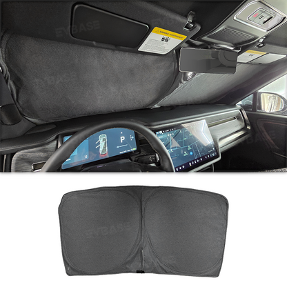 Side Window Sunshade for Rivian R1S Reflective Foldable Sun Visor Protector Blocks UV Rays