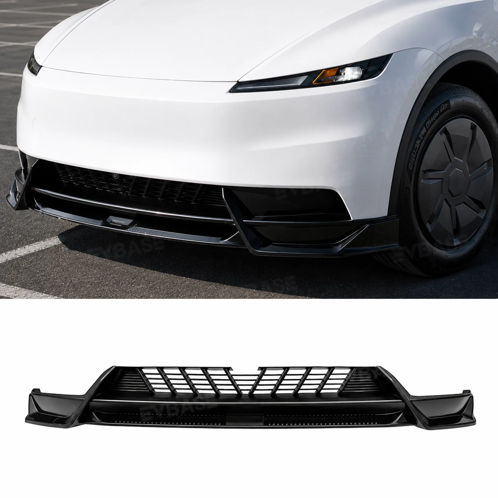 Model Y Juniper Front Bumper Lip Spoiler Fascia Splitter Sporty Style for Tesla Body Kit