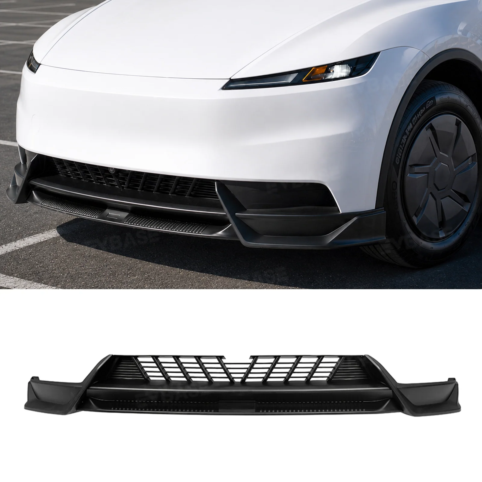 Model Y Juniper Front Bumper Lip Spoiler Fascia Splitter Sporty Style for Tesla Body Kit