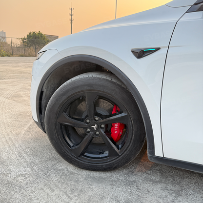 Model 3/Y Silicone Brake Caliper Covers Front and Rear Slip-On Caliper Protector Set Performance Look & No Wheel Removal