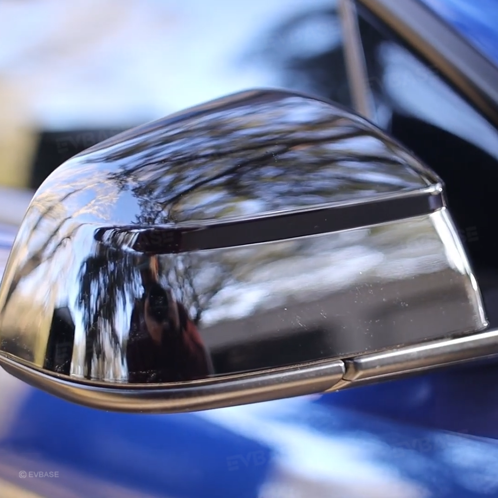 Model Y Juniper Side Mirror Cover Overlay Performance-Inspired Upgrade Rearview Mirror Cap Glossy Black