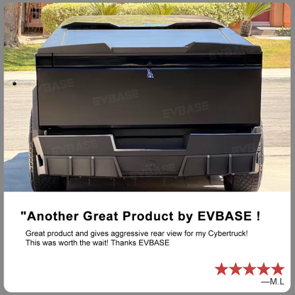 Cybertruck Rear Diffuser ABS Rear Bumper Lip Side Splitter Extension for Tesla