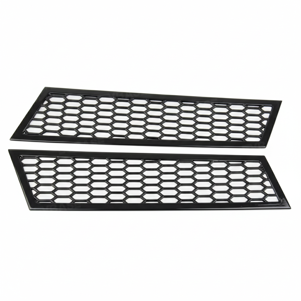 Cybertruck Rear Bumper Honeycomb Mesh Trim Cover ABS Carbon Fiber Style Protective Trim Frame Decal