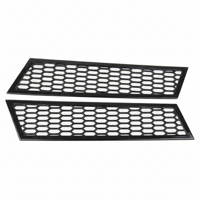 Cybertruck Rear Bumper Honeycomb Mesh Trim Cover ABS Carbon Fiber Style Protective Trim Frame Decal