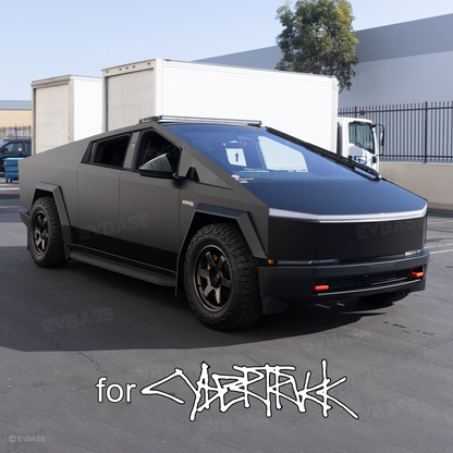 Cybertruck Side Mirror Cover Futuristic Tactical Horn-Style Rearview Mirror Caps ABS Protective Overlay