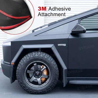 Cybertruck Side Mirror Cover Futuristic Tactical Horn-Style Rearview Mirror Caps ABS Protective Overlay