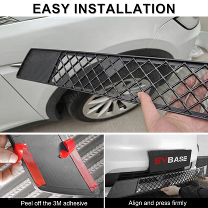 Model X Radiator Protective Mesh Grille Panel Guards Bug Mesh Insert for Tesla