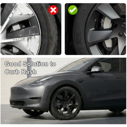 EVBASE Wheel Covers for Tesla Model Y 19" Wheels Aero Performance Style Hubcaps