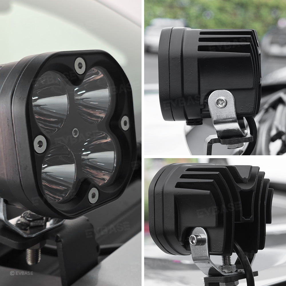 Cybertruck LED Pod Ditch Light Kit A Pillar LED High Power Auxiliary Off-Road Lights with Factory Screen Control