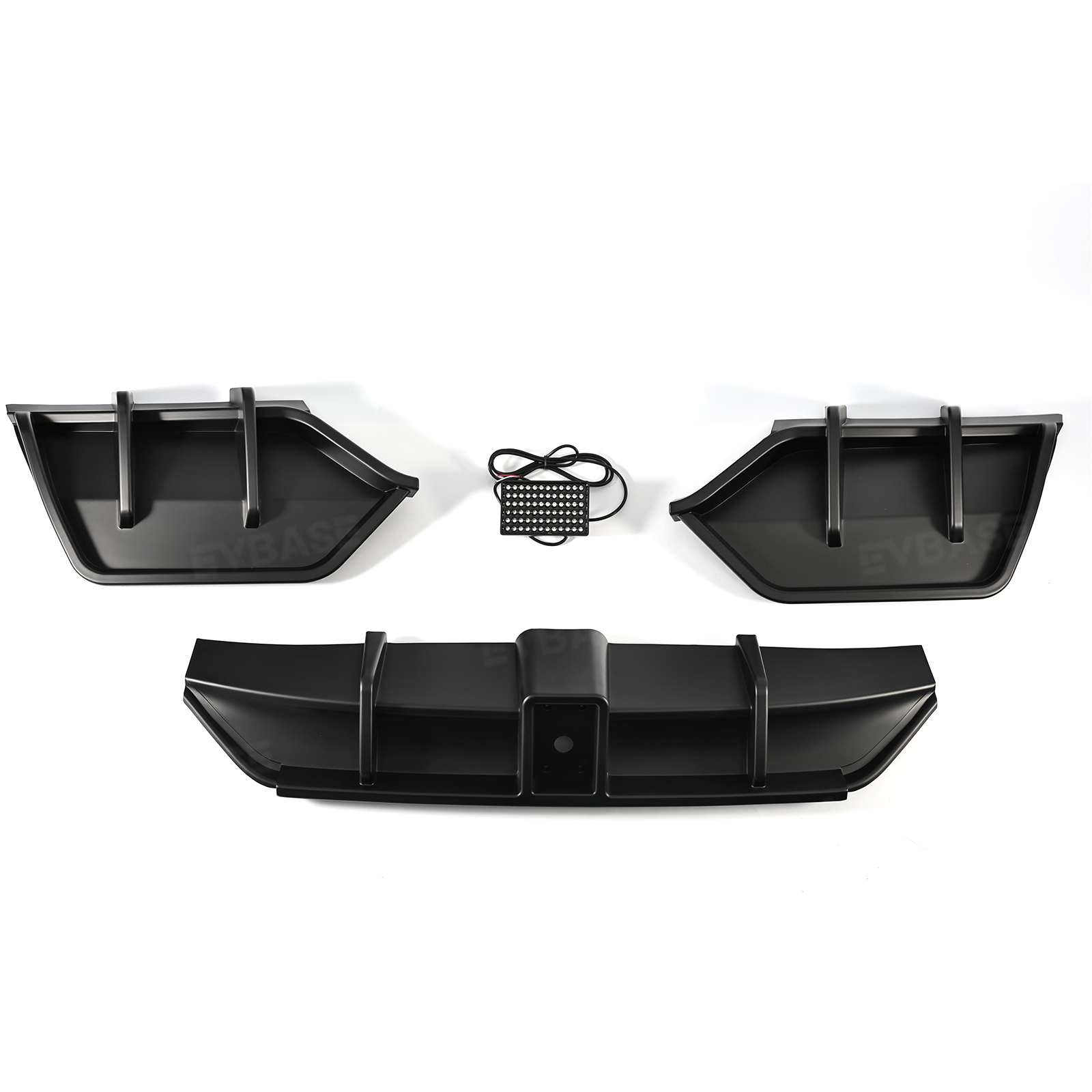 Model Y Juniper Rear Diffuser Sporty Style Lower Bumper Lip with LED Brake Light ABS Body Kit for Tesla