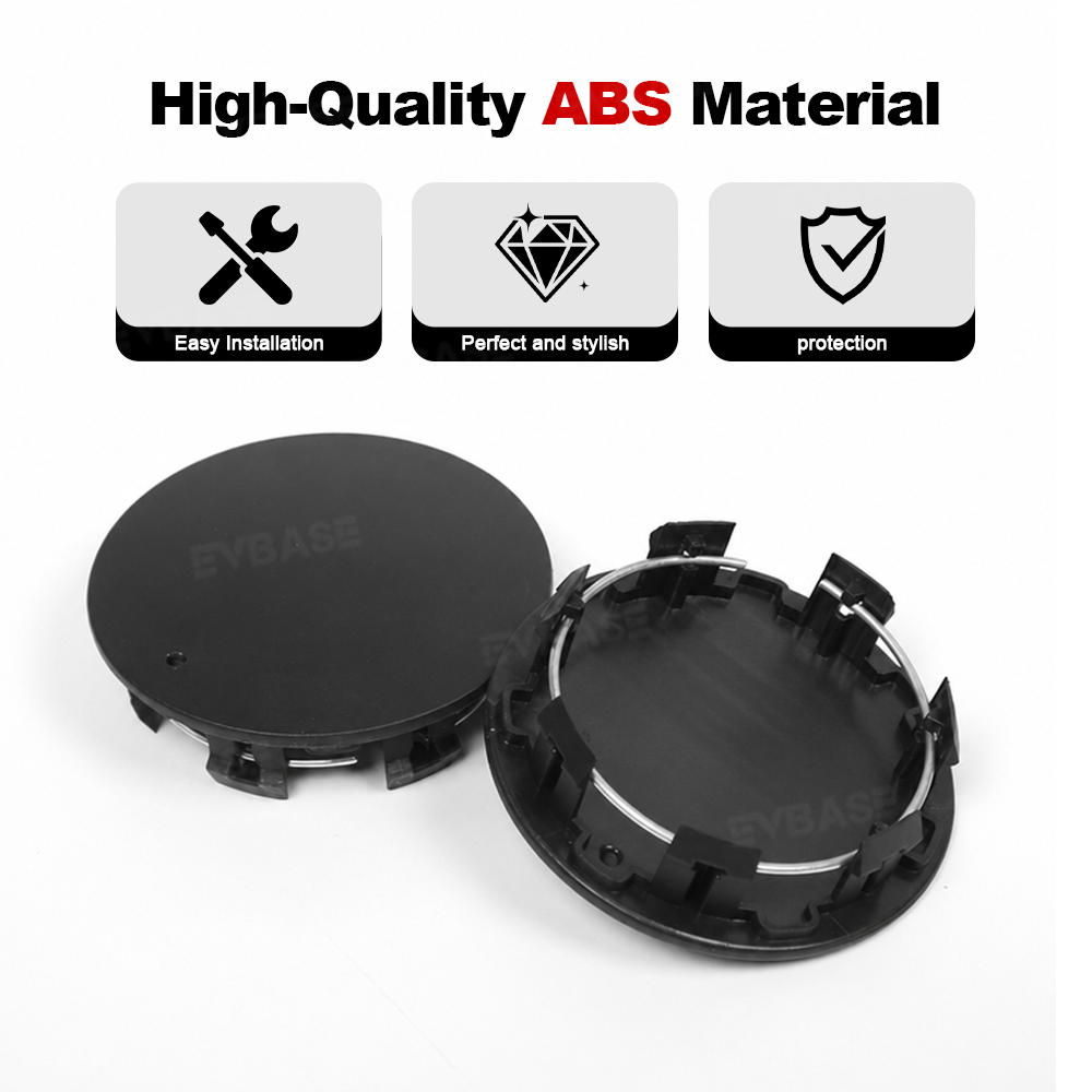 Cybertruck Wheel Center Caps & Lug Nut Covers Set