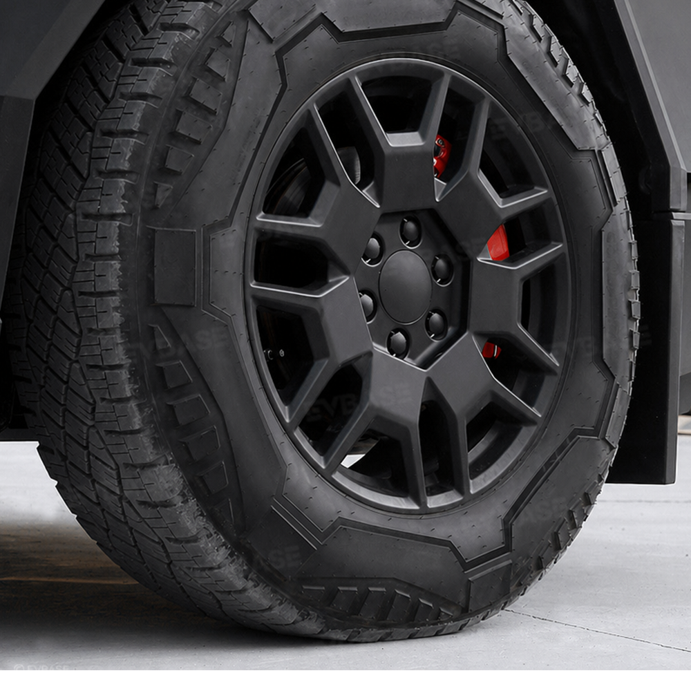Cybertruck Wheel Center Caps & Lug Nut Covers Set