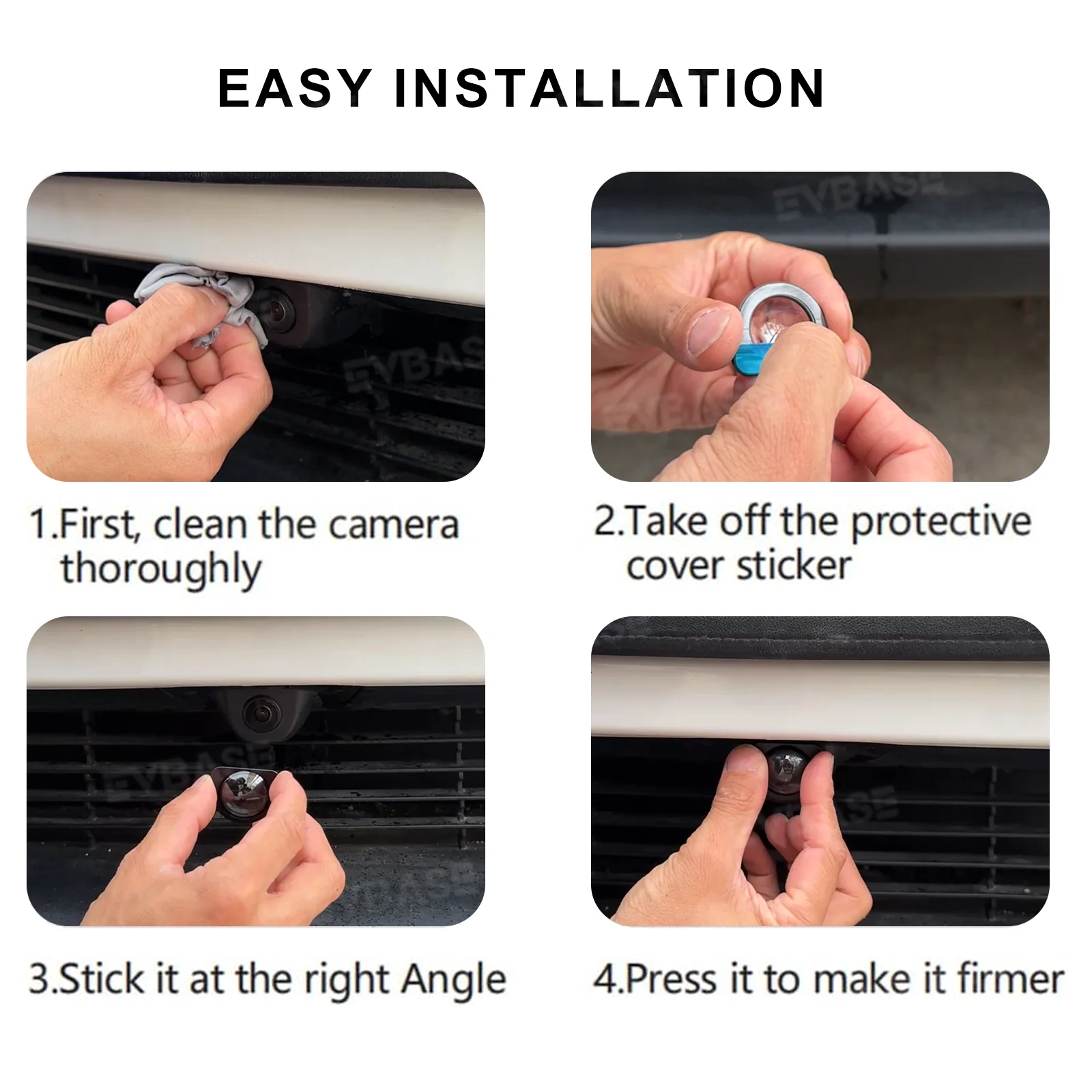 Model Y Juniper Standard Front & Rear Camera Lens Guard Protective Covers ABS Camera Protector Impact Resistant & Clears Fog Fast