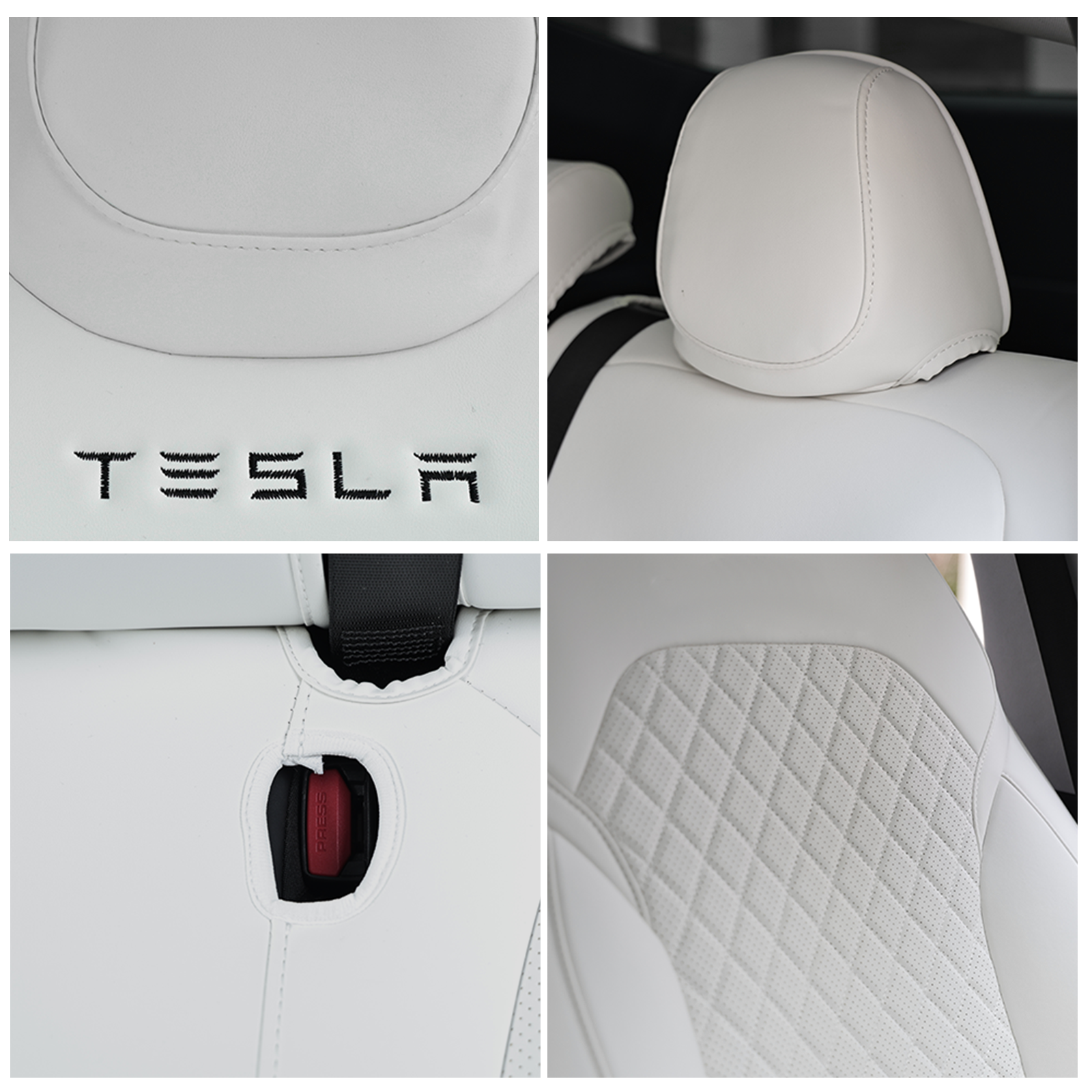 Model Y Juniper Standard Seat Covers Waterproof Breathable NAPPA Leath ...