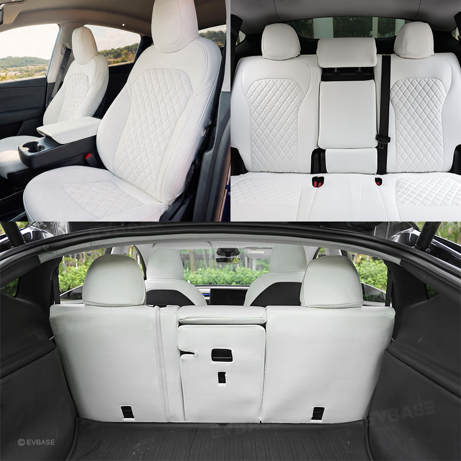 Model Y Juniper Standard Seat Covers Waterproof Breathable NAPPA Leath ...