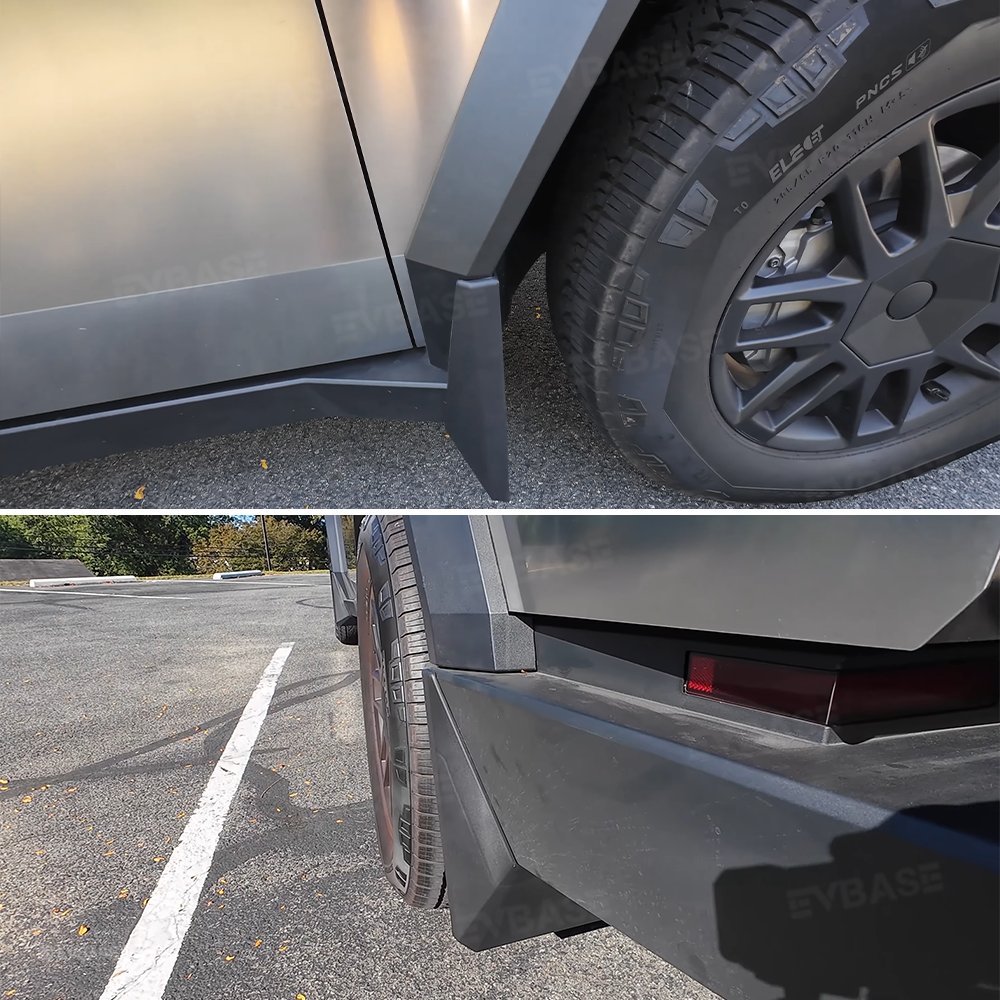 Tesla Cybertruck Mudflaps Splash Guard No Drilling Mud Guard 4PCS