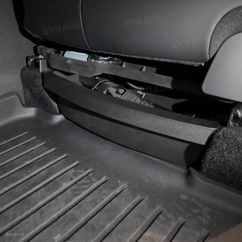 Model Y/ Y Juniper Under Seat Storage Box for Tesla Hidden TPE Organizer Tray