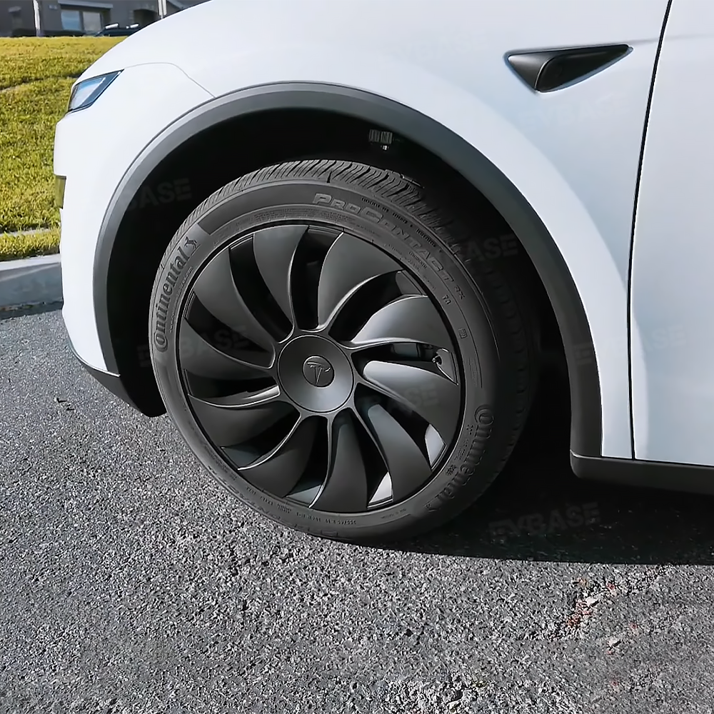 Model Y Juniper 19 inch Wheel Covers Überturbine Style Matte Hubcaps for Tesla Crossflow Wheels