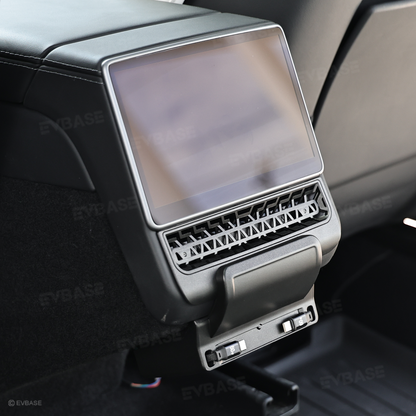 Model Y Juniper/ 3 Highland Rear Vent Expansion Dock 2.0 with Retractable Fast Charging Cables & Aromatherapy &  Air Vent Cover for Tesla