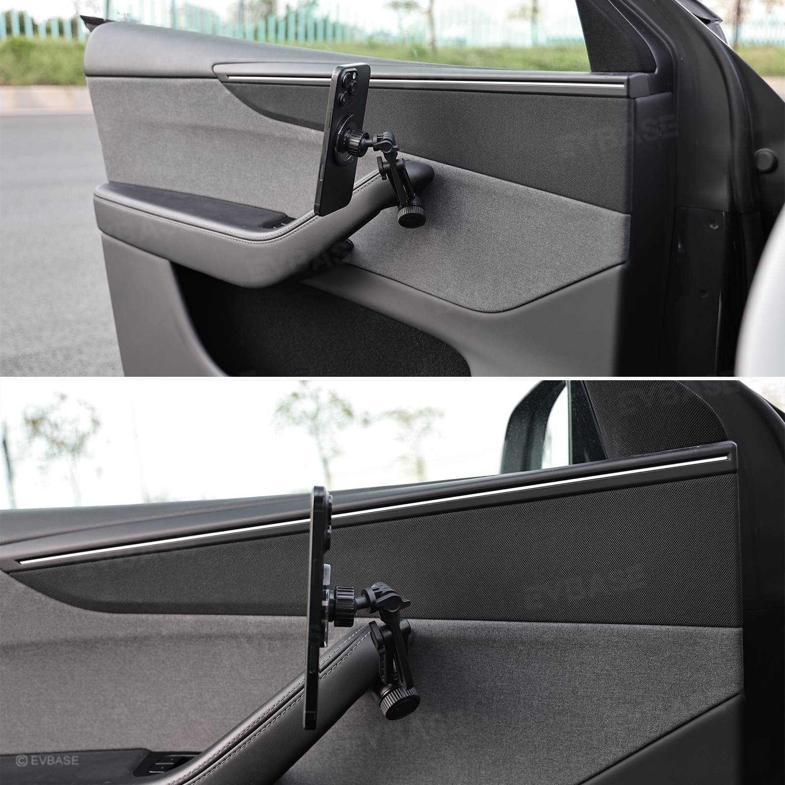 Model Y Juniper Phone Holder MagSafe Magnetic Car Door Phone Mount for Tesla Model Y & Model 3/ 3 Highland