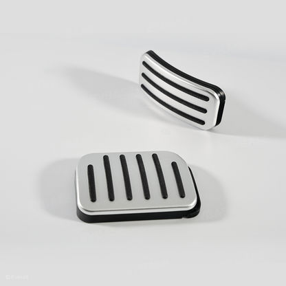 Model Y Juniper/ 3 Highland Aluminum Performance Foot Pedal Covers Non-Slip Slide-On Rail Lock Brake & Accelerator Pedal Pads Protector Set