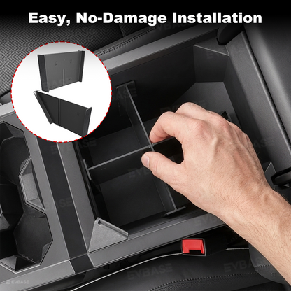 Cybertruck Armrest Storage Box Divider Armrest Section Divider Organizer