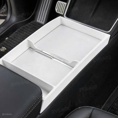 Model Y Juniper/ 3 Highland Center Console Tray TPE Organizer Interior Storage Accessories