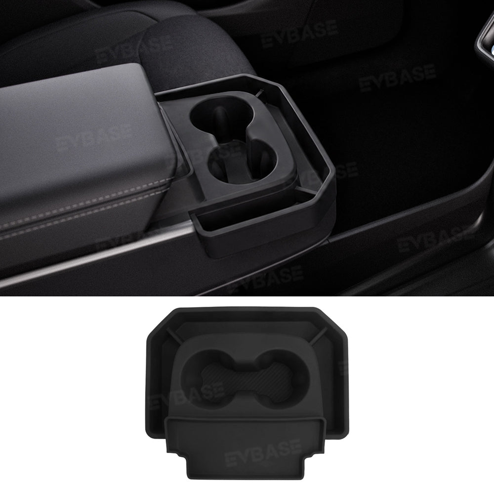 Model Y Juniper Standard Silicone Cup Holder Organizer Anti-Rattle Center Console Storage Organizer Tray