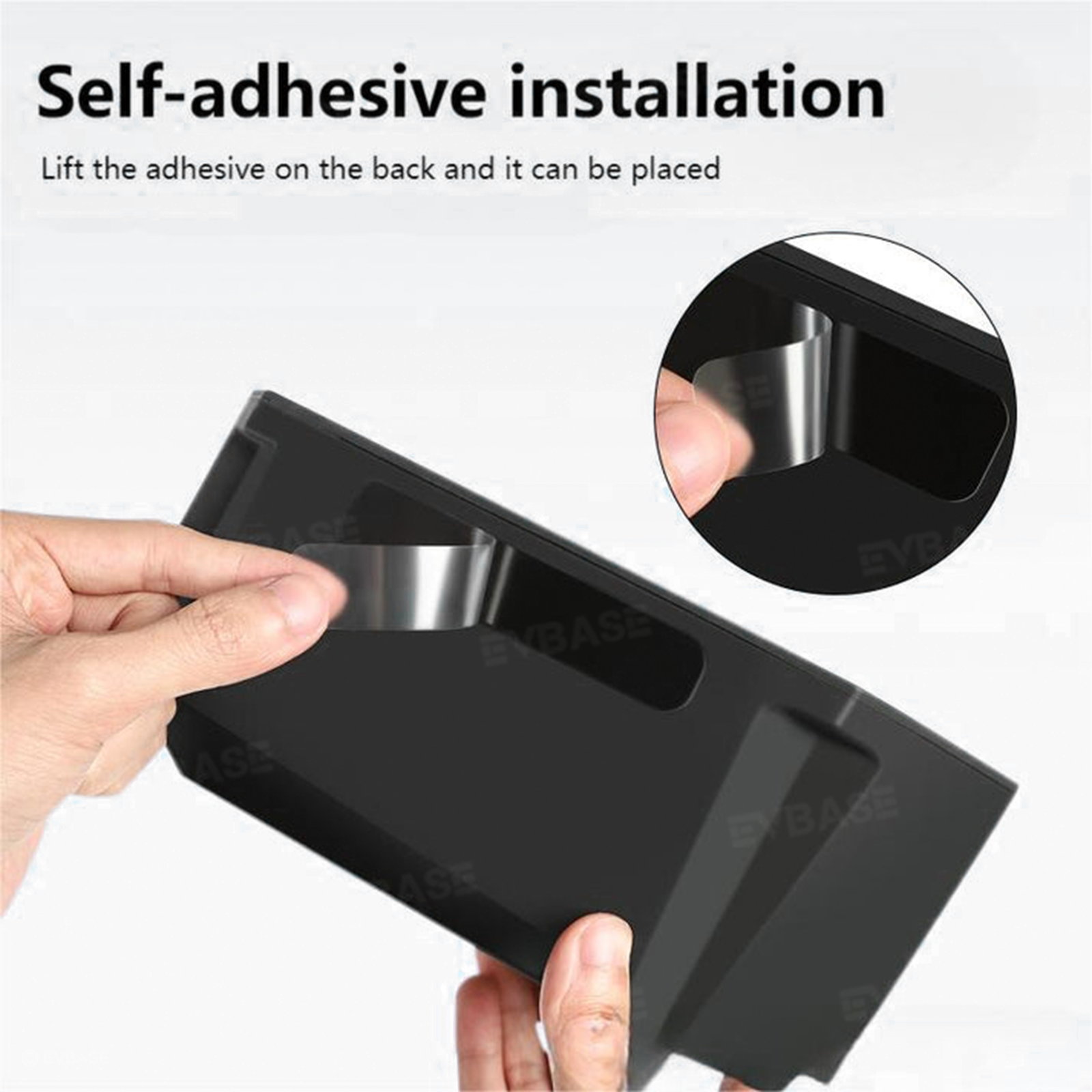 Cybertruck Door Organizer Tray with Lid Hidden Silicone Storage Box Waterproof Anti-Slip Door Pocket Insert
