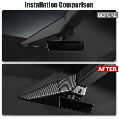 Cybertruck Cabin Camera Trim Cover ABS Warning Light Protective Overlay