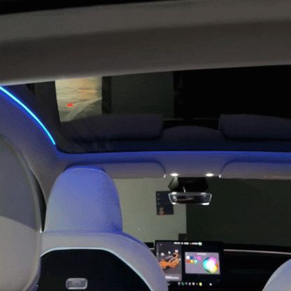 Tesla Model Y Sunroof Streamer Ambient Light